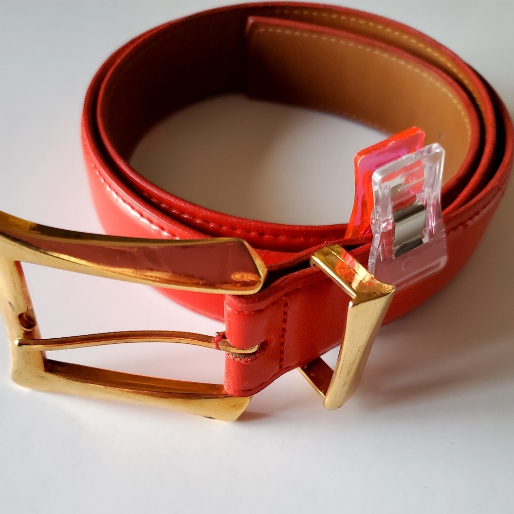 Emmanuel Red Belt. Size 34 inches